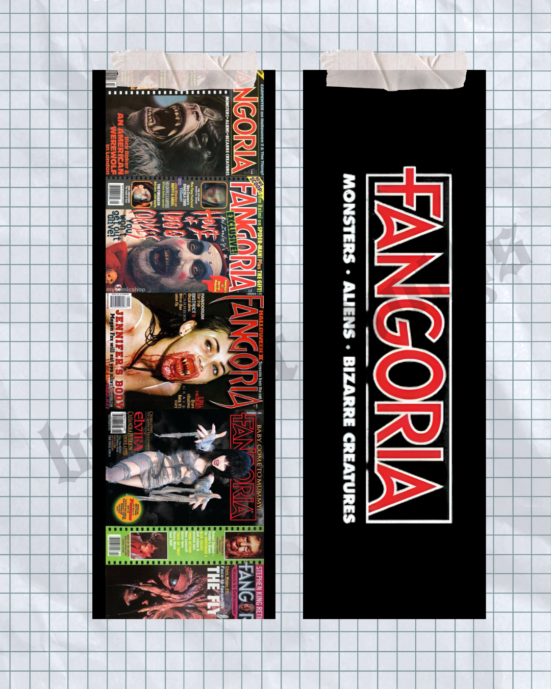 Horror Magazine Bookmark