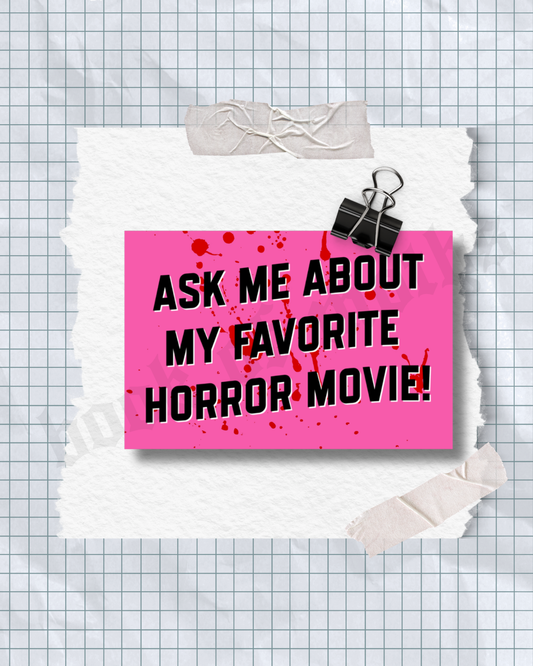 My Favorite Horror Movie Sticker