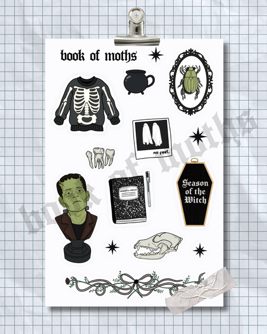 Graveyard Notes Sticker Sheet