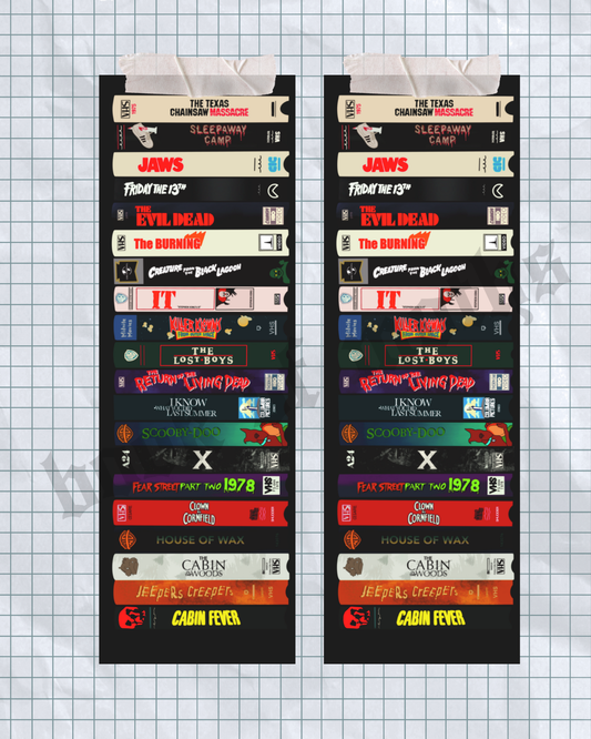 Misprint Horror VHS Bookmark