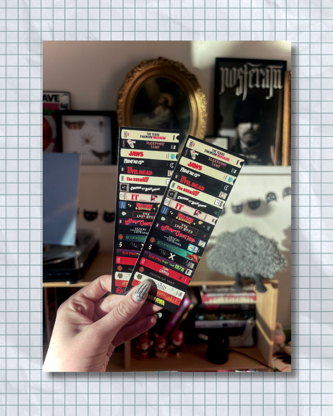 Horror VHS Bookmark