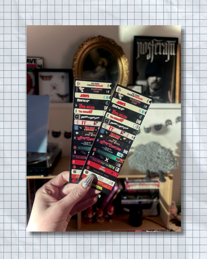 Horror VHS Bookmark
