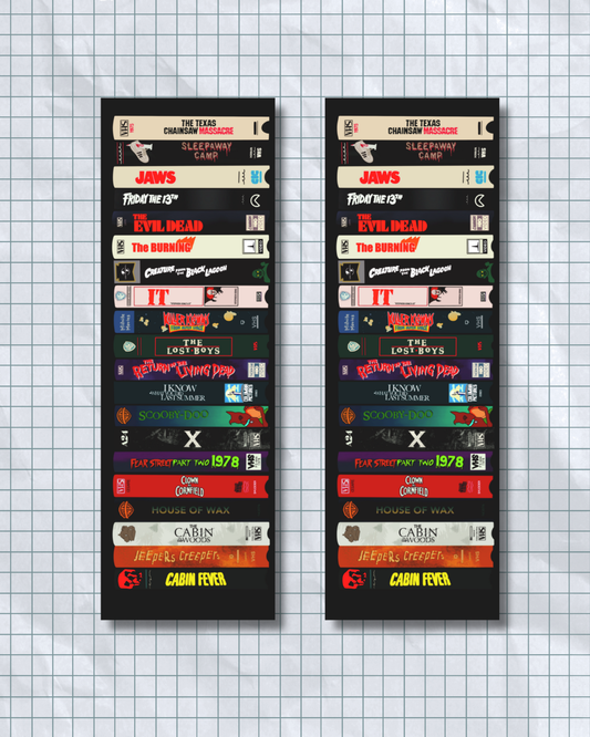 Horror VHS Bookmark