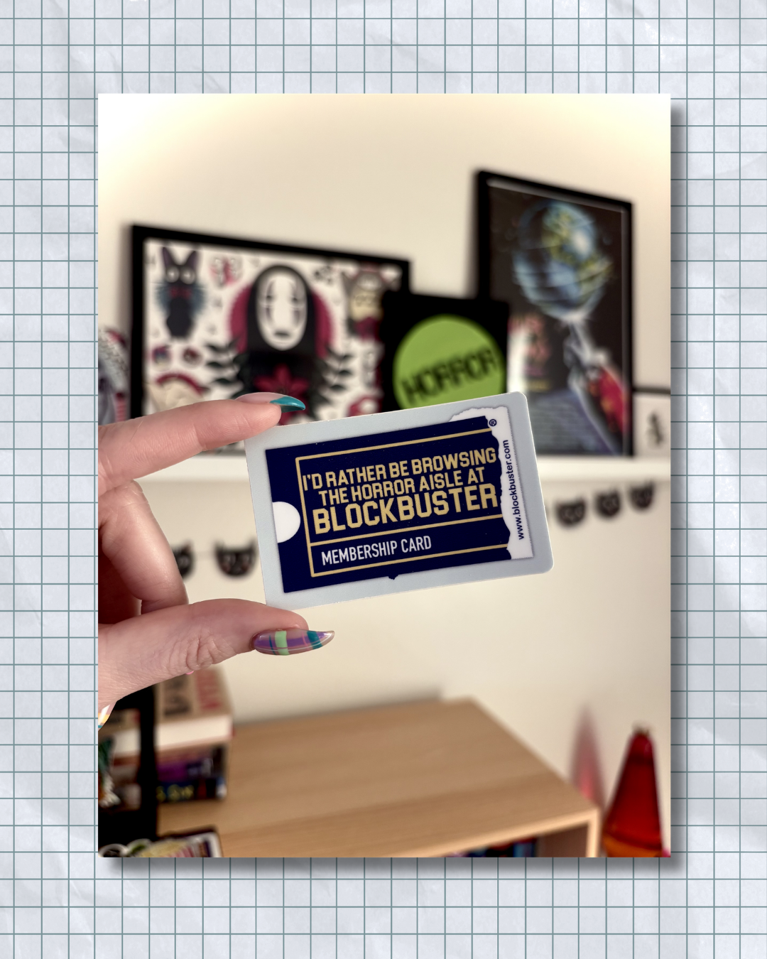 Blockbuster Card Sticker