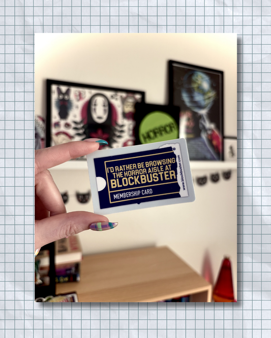 Misprint Blockbuster Card Sticker