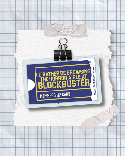 Blockbuster Card Sticker