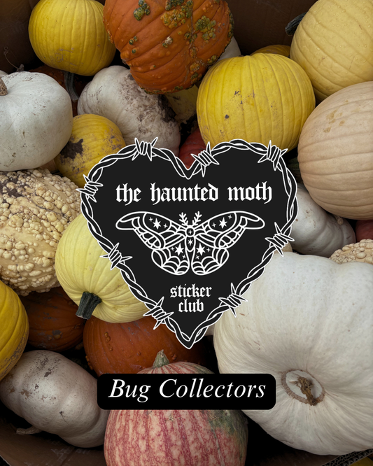 Haunted Moth Sticker Club ~ Bug Collector