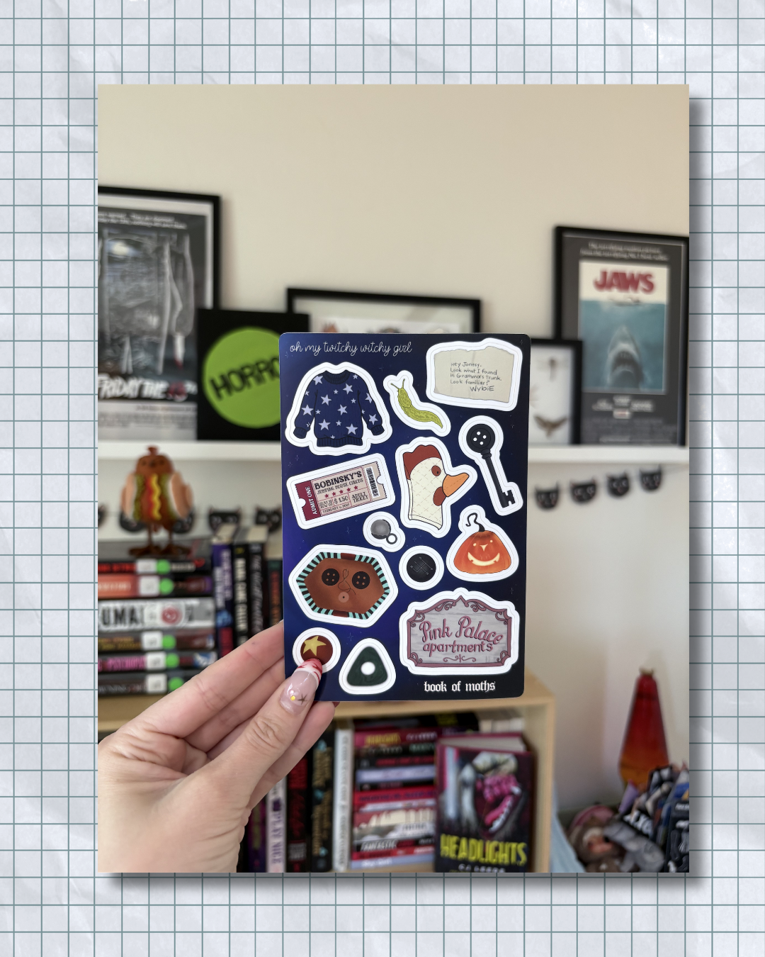 Twitchy Witchy Girl Sticker Sheet