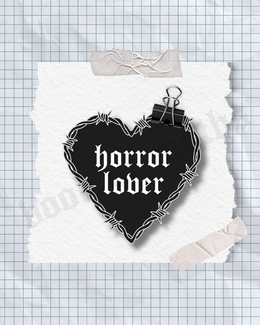 Horror Lover Holographic Sticker