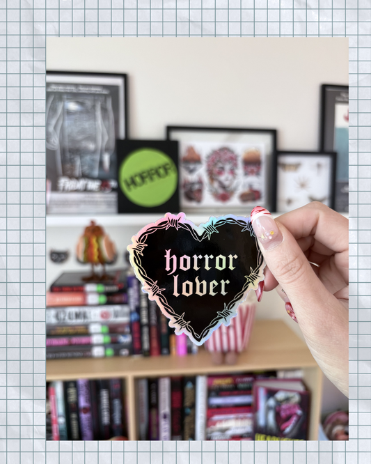 Horror Lover Holographic Sticker