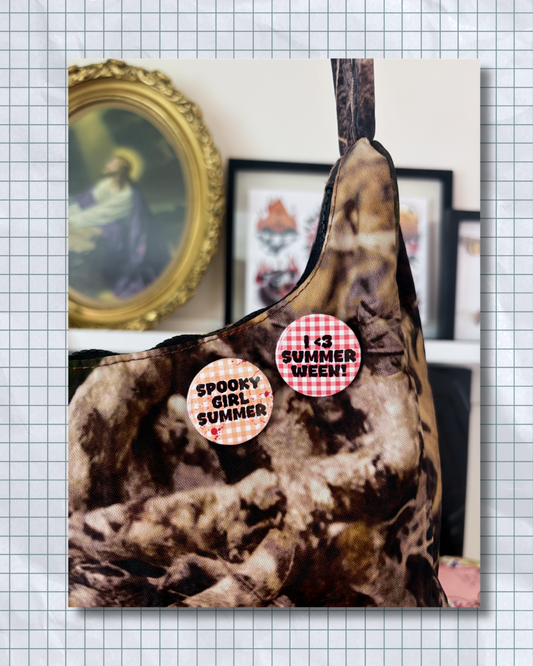 Spooky Girl Summer Pins