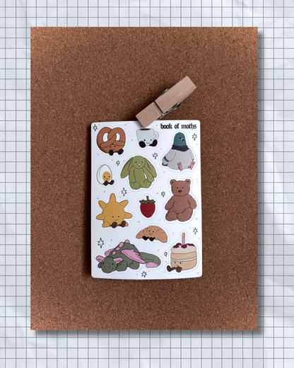 Plushie Lover Sticker Sheet