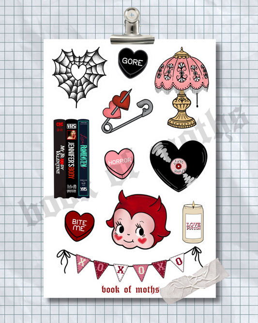 Love Bites Sticker Sheet