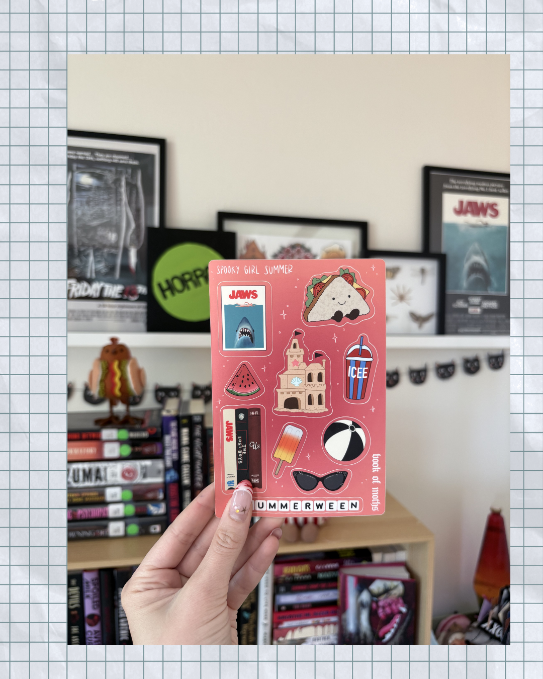 Spooky Girl Summer Sticker Sheet