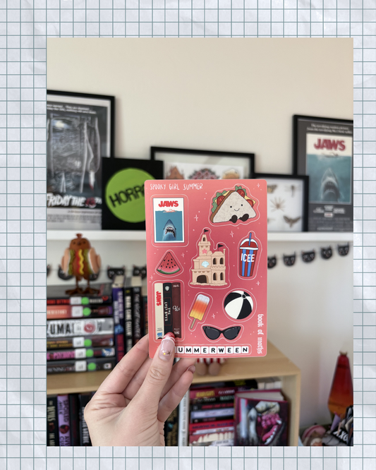 Spooky Girl Summer Sticker Sheet