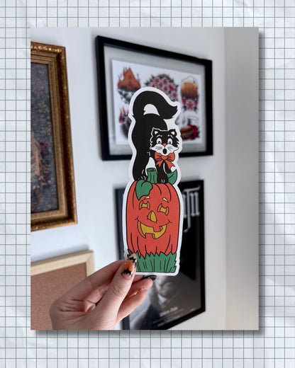 Vintage  Black Cat Bookmark