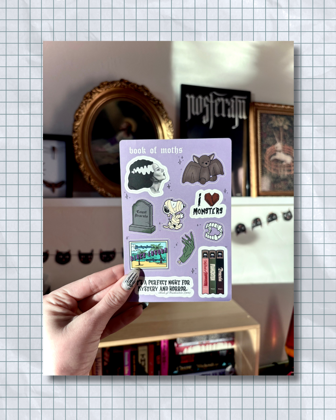 Classic Monsters Sticker Sheet