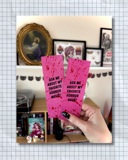 My Favorite Horror Bookmark