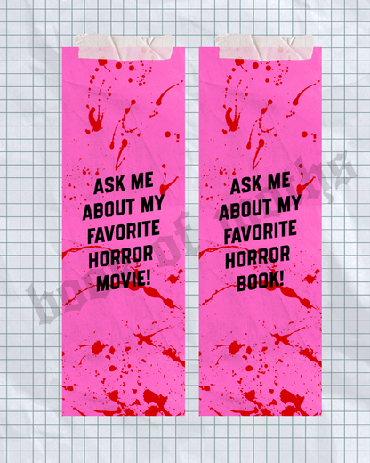 My Favorite Horror Bookmark