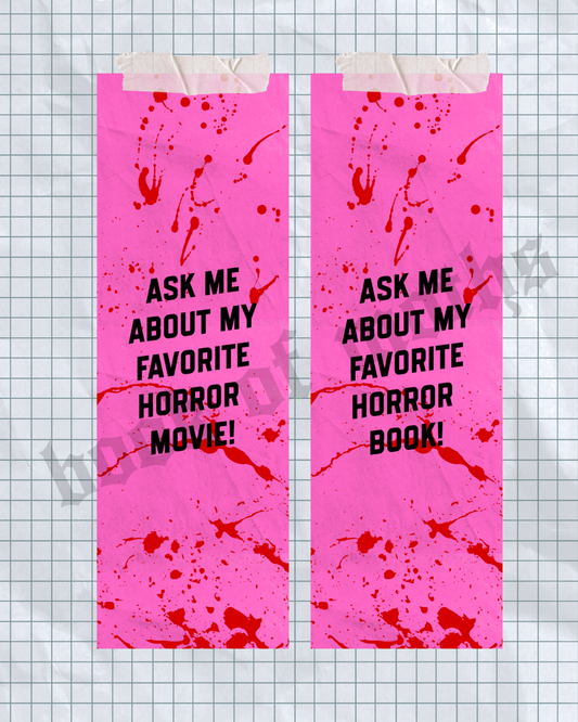 My Favorite Horror Bookmark