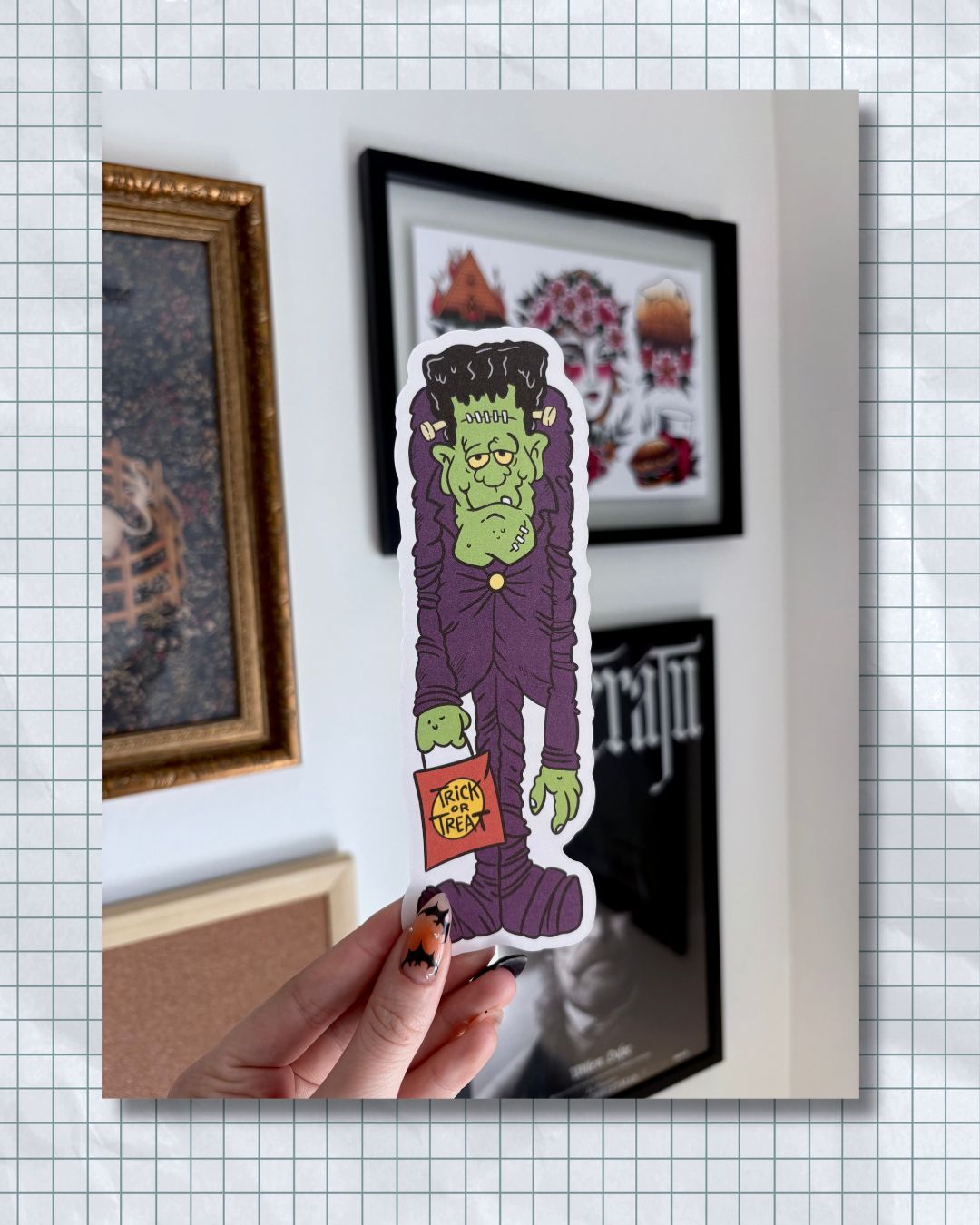 Vintage Frankie Bookmark