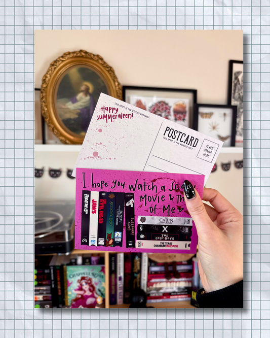 Horror Movie Postcard