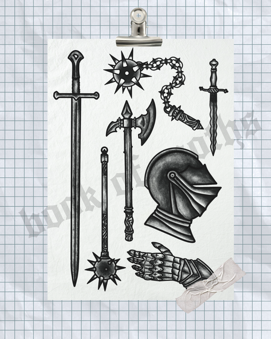 Medievally Yours Art Print