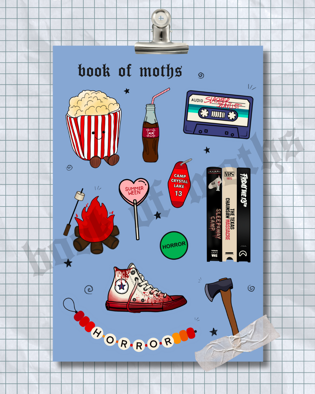 Slasher Summer Sticker Sheet