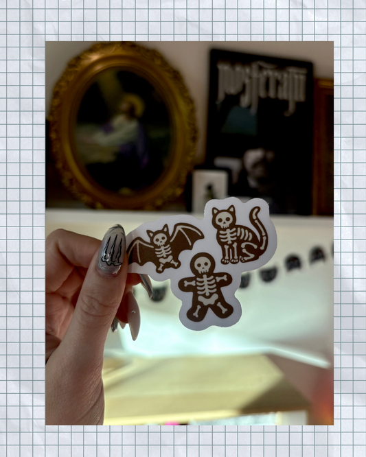 Spooky Gingerbread Sticker