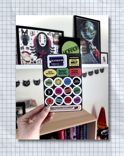 VHS Nostalgia Sticker Sheet