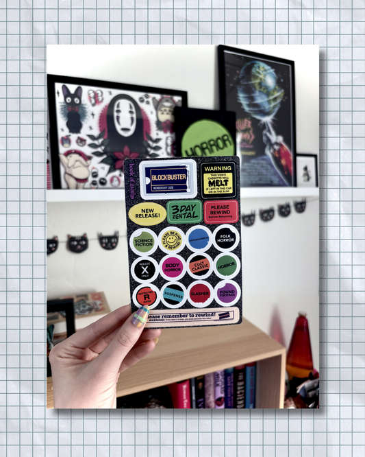 VHS Nostalgia Sticker Sheet